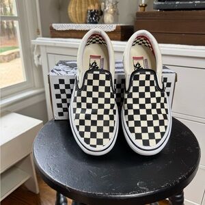 Vans Classic Checkered Slip-On Sneakers
